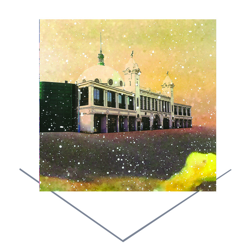 Spanish City Greetings Card
